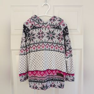 Tiny Tim's Kids Festive' Pink and Black Patterned Hoodie